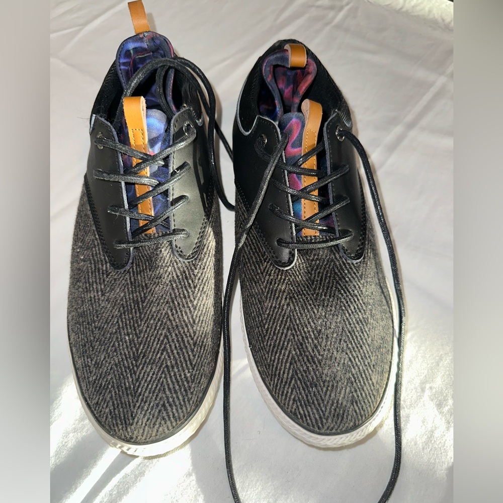 New French Connection Caliso Mens Fashion Sneakers Black Size 45 uk 12 US